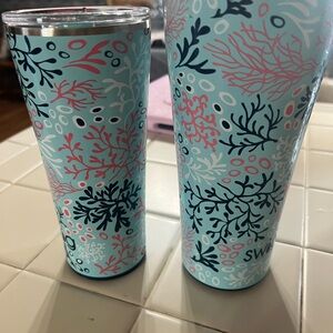 Blue Coral Water Bottle